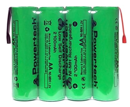 POWERTECH επαναφορτιζόμενη μπαταρία PT-794 2100mAh, AΑ HR6, 4τμχ