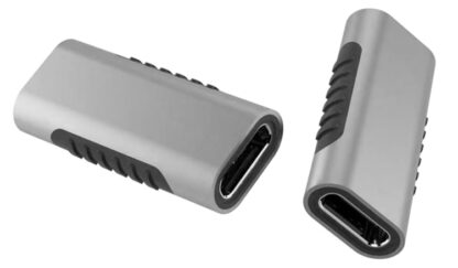 POWERTECH αντάπτορας USB-C θηλυκό σε USB-C θηλυκό PTH-060, γκρι