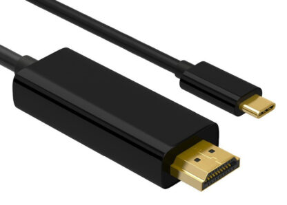 POWERTECH καλώδιο USB-C σε HDMI PTH-072, 4K/60Hz, 1m, μαύρο