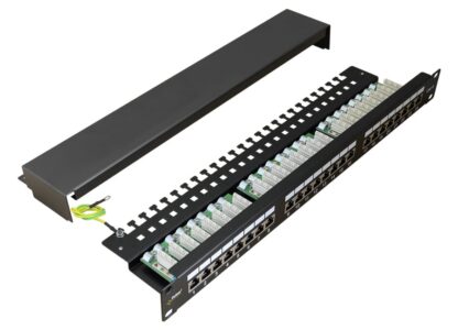 PULSAR patch panel για rack RP-F24V6, 24-port, FTP Cat 6, 1U