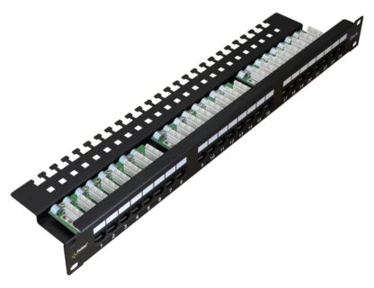 PULSAR patch panel για rack RP-U24V6, 24-port, UTP Cat 6, 1U