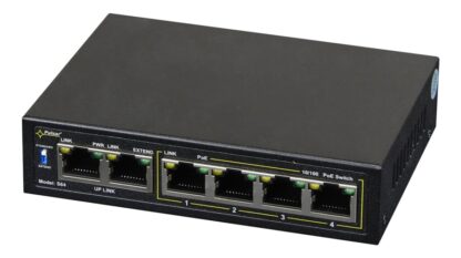 PULSAR PoE Ethernet Switch S64, 6x ports 10/100Mb/s