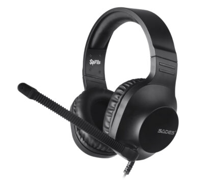 SADES Gaming Headset Spirits SA-721, multiplatform, 3.5mm, μαύρα