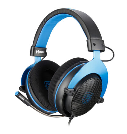 SADES Gaming Headset Mpower, Multiplatform, 3.5mm, 50mm ακουστικά, μπλε