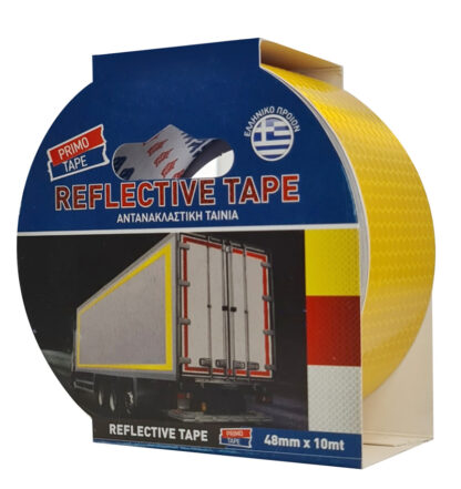 PRIMO TAPE αντανακλαστική ταινία SEL-024, 48mm x 10m, κίτρινη