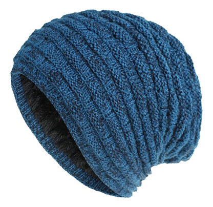 Πλεκτός σκούφος beanie SHO-0003, unisex, μπλε