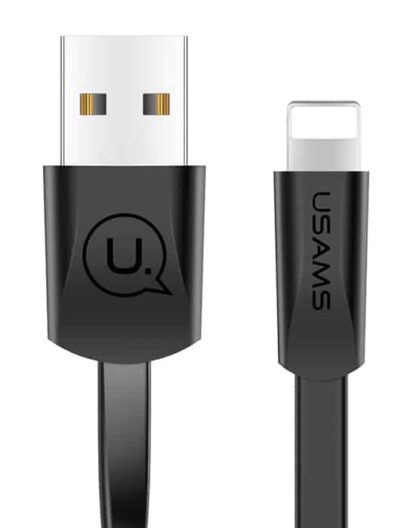 USAMS Καλώδιο USB σε Lightning US-SJ199, 1.2m, μαύρο