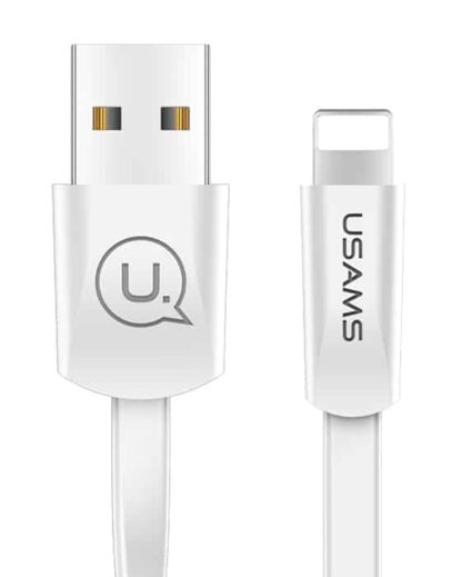 USAMS Καλώδιο USB σε Lightning US-SJ199, 1.2m, λευκό