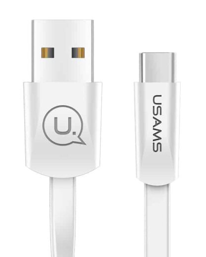 USAMS Καλώδιο USB σε Type-C US-SJ200, 1.2m, λευκό