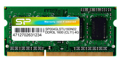 SILICON POWER Μνήμη DDR3L SODimm , 4GB, 1600MHz, PC3L-12800, CL11, 1.35v