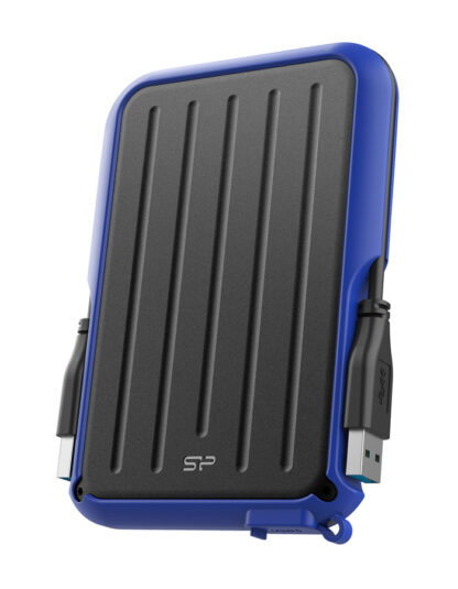 SILICON POWER εξωτερικός HDD Armor A66, 2TB, USB 3.2, μπλε