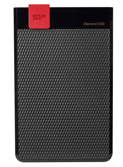 SILICON POWER Εξωτερικός HDD 4TB Diamond D30 D3L, USB 3.1, Black