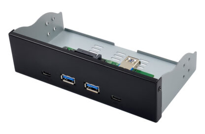 POWERTECH front panel 5.25" σε 2x USB 3.1 & 2x USB-C, VL820