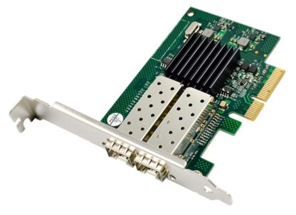 POWERTECH κάρτα επέκτασης PCIe σε Dual SFP ST722, 1000Mbps, JL82576EB