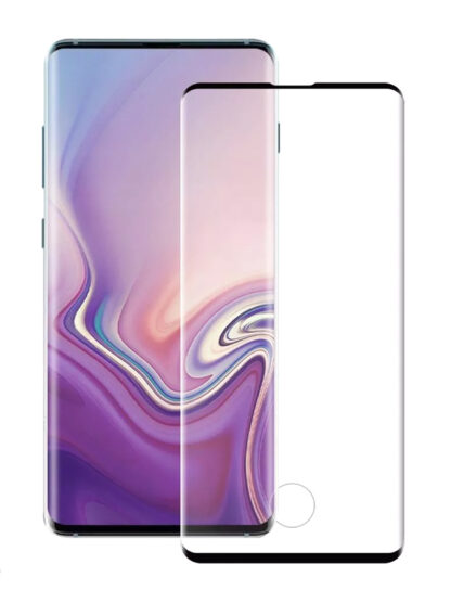 POWERTECH Tempered Glass 3D Half Glue, Samsung S10, μαύρο