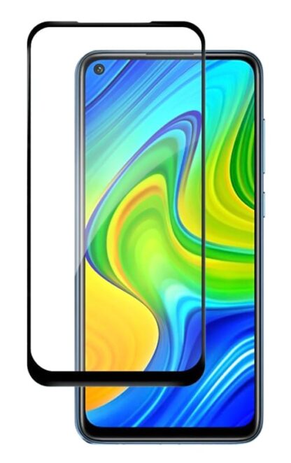 POWERTECH Tempered Glass 5D, full glue, για Xiaomi Redmi Note 9, μαύρο