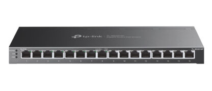 TP-LINK JetStream switch TL-SG2016P, 16-Port Gigabit, 8x PoE+, Ver. 1.0