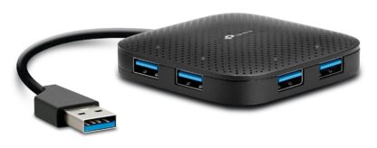 TP-LINK USB hub UH400 USB 3.0, 4x USB 3.0, μαύρο, Ver: 3.0