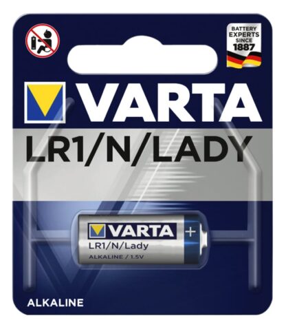 VARTA αλκαλική μπαταρία LADY LR1 N, 1.5V, 1τμχ