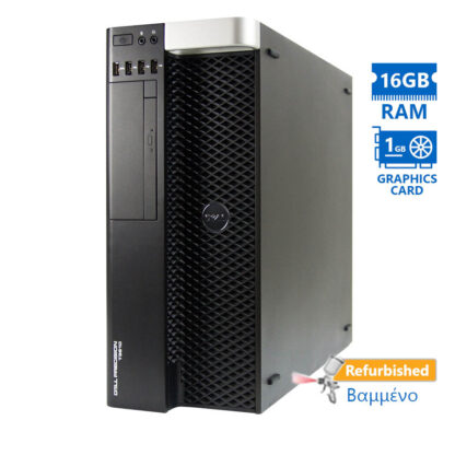 Dell Precision T3610 Tower Xeon E5-1620v2(4-Cores)/16GB DDR3/1TB/Nvidia 1GB/DVD/8P Grade A+ Workstat