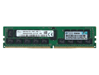 32gb Hp Pc4-19200t-r Ddr4-2400 2rx4 Rdimm