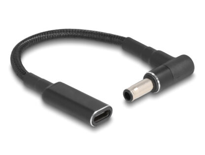 POWERTECH καλώδιο τροφοδοσίας CAB-UC066, USB-C σε Samsung 5.5x3mm, μαύρο