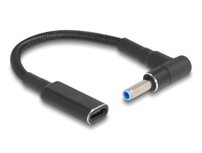 POWERTECH καλώδιο τροφοδοσίας CAB-UC075, USB-C σε HP 4.5x3.0mm, μαύρο