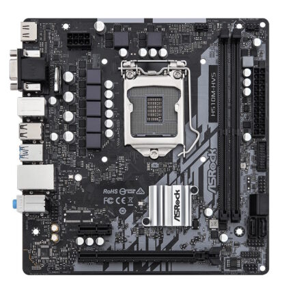 ASROCK μητρική H510M-HVS R.2, 2x DDR4, s1200, USB 3.2, mATX