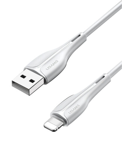 USAMS καλώδιο Lightning σε USB US-SJ371, 2A, 1m, λευκό