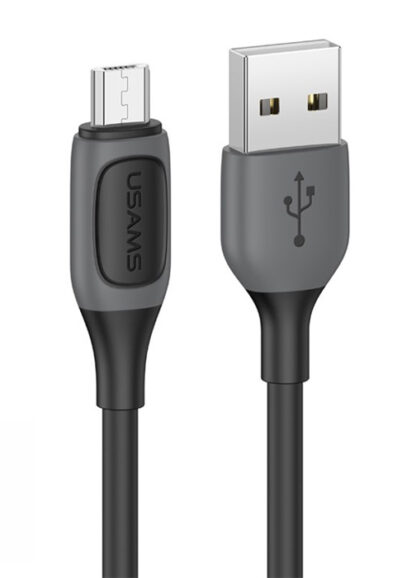 USAMS καλώδιο Micro USB σε USB US-SJ597, 2A, 1m, μαύρο