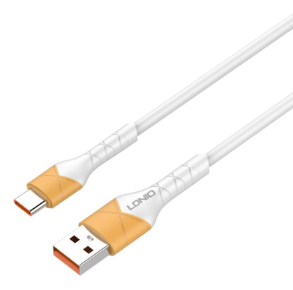 LDNIO καλώδιο USB-C σε USB LS801, 30W, 1m, λευκό