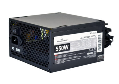 POWERTECH τροφοδοτικό για PC PT-1102, 550W, ATX, 120mm Fan