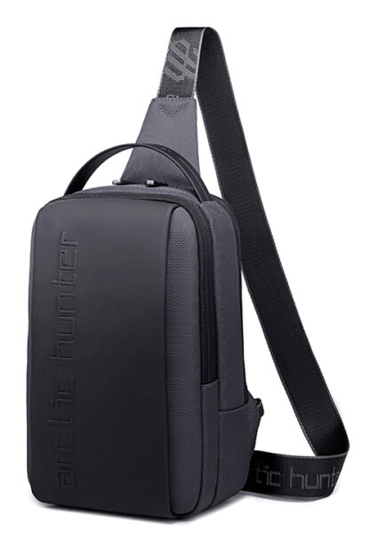 ARCTIC HUNTER τσάντα Crossbody XB00541, με θήκη tablet, 4L, γκρι