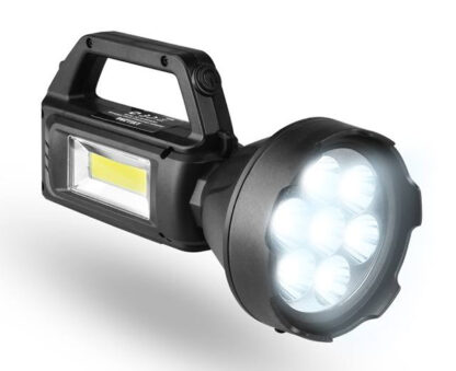 LTC ηλιακός φακός εργασίας LXLL254, 3W LED, 500lm, 1200mAh, IP65