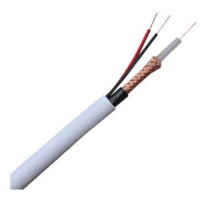 Κάμερα Cable 100M/Roll Cctv Mini RG 59/2x 0.50mm2, 75 ohm, White, 100m