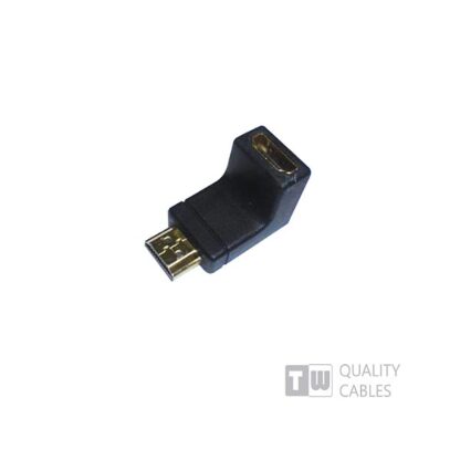 HDMI Male WS-CAHM01f To HDMI Female Γωνία 90Μοιρών