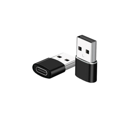 Μετατροπέας TYPE C FEMALE TO USB 2.0 MALE 2.4A BLACK