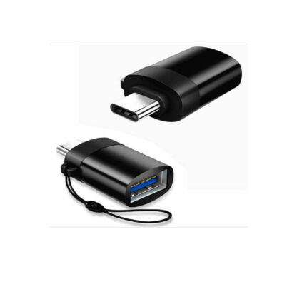 Μετατροπέας LONG TYPE C FEMALE ΣΕ USB 3.0 MALE 2.4A BLACK