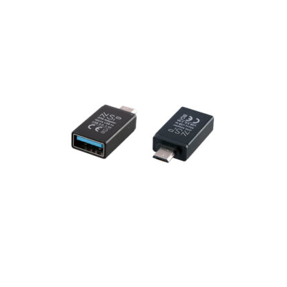 Μετατροπέας USB 3.0 OTG 2.4A FEMALE ΣΕ MICRO USB MALE BLACK NSP