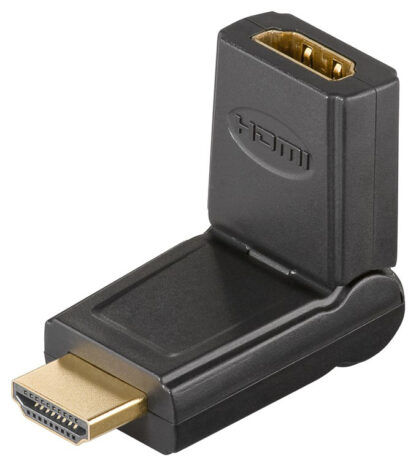 GOOBAY αντάπτορας HDMI 51721, 180° περιστρεφόμενος, 4K, μαύρος