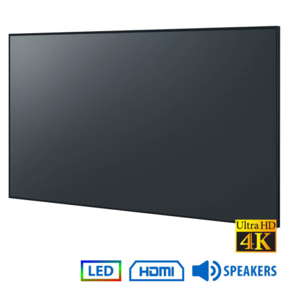 Used Signage Display TH-65EQ1W LED/Panasonic/65"Ultra HD 4K/3840x2160/Black/w/Speakers/D-SUB & DVI-D