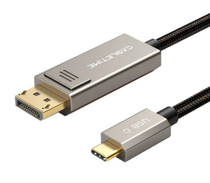 CABLETIME καλώδιο USB-C σε DisplayPort CT-CBD8K, 8K/60Hz, 2m, μαύρο