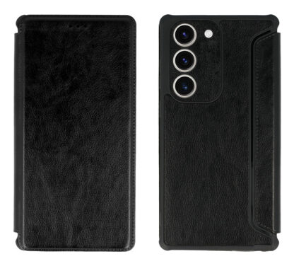 POWERTECH θήκη Razor Leather MOB-1913 για Samsung Galaxy S23 Plus, μαύρη