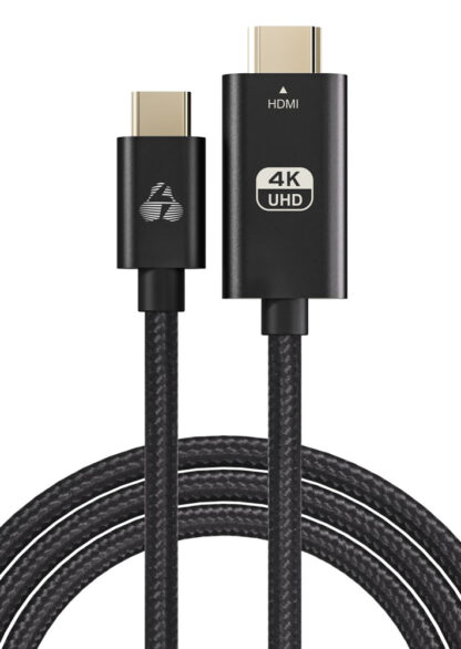 POWERTECH καλώδιο USB-C σε HDMI PTR-0137, 4K/60Hz, 10.2Gbit/s, 1m, μαύρο