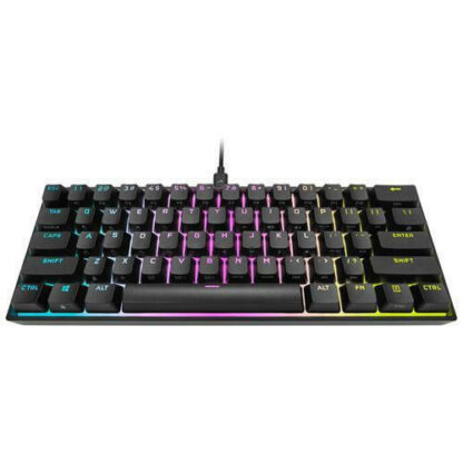 Corsair K65 RGB Mini Gaming Μηχανικό Πληκτρολόγιο 60% Εκθεσιακό με Cherry MX Speed διακόπτες και RGB φωτισμό Grade A