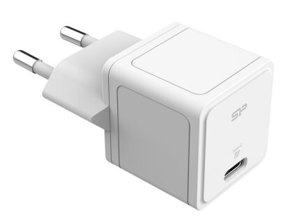 SILICON POWER φορτιστής τοίχου SP20WASYQM121PCW, USB-C, PD 20W, λευκός