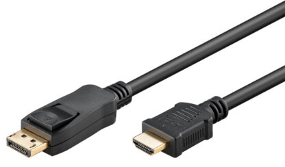 GOOBAY καλώδιο DisplayPort σε HDMI 64838, 4K/30Hz, 5m, μαύρο