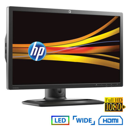 Used (A-) Monitor ZR2440w LED/HP/24"FHD/1920x1200/Wide/Black/Grade A-/DVI-D & DP & HDMI & USB HUB