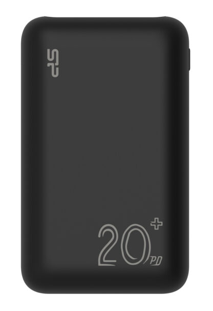 SILICON POWER power bank QS58, 1x USB-C & 2x USB, 20000mAh, 20W, μαύρο