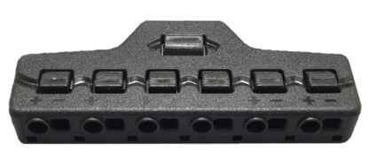 Splitter block TOOL-0095 για LED καλωδιοταινίες, 6-port, μαύρο